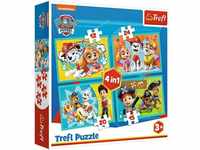 4 In 1 Puzzle - Paw Patrol (Kinderpuzzle)