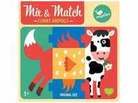Puzzlespiel Mix & Match - Funny Animals 24-Teilig