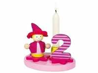 Kerzenhalter Geburtstagskind Kleines Mädchen 11-Teilig In Pink