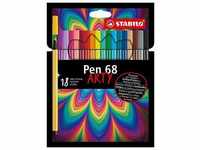 Filzstift Stabilo® Pen 68 Arty 18Er-Pack