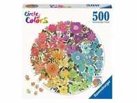 Puzzle Circle Of Colors - Flowers 500-Teilig