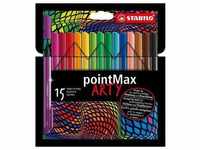 Filzstift Stabilo® Pointmax Arty 15Er-Pack
