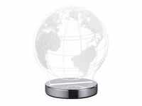 Reality Leuchten Tischleuchte Globe (Farbe: Chrom, Größe: Onesize)