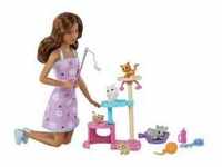 Barbie-Puppe Und Kätzchen Kratzbaum Spielset