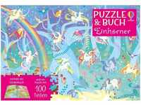 Puzzle & Buch: Einhörner
