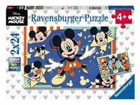 Ravensburger Kinderpuzzle 05578 - Film Ab! - 2X24 Teile Disney Puzzle Für Kinder Ab