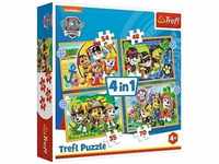 Paw Patrol 4 In 1 Puzzle (Kinderpuzzle)