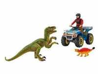 Schleich® 41466 Dinosaurs - Flucht Auf Quad Vor Velociraptor