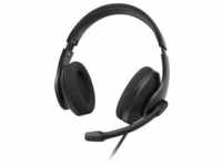 Hama Pc-Office-Headset "Hs-P200 V2", Stereo, Schwarz