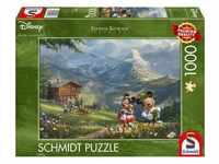 Disney, Mickey & Minnie In Den Alpen (Puzzle)
