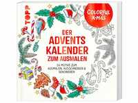 Colorful Christmas - Der Adventskalender zum Ausmalen - Ursula Schwab,...