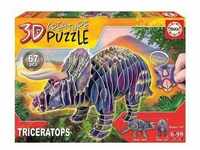 Educa - 3D Triceratops 67 Teile Puzzle