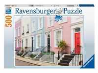 Bunte Stadthäuser In London (Puzzle)