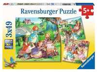 Puzzle Kleine Prinzessinnen 3X49-Teilig