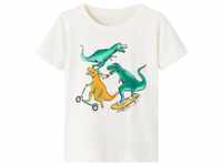 name it - T-Shirt Nmmbis Playing Dinos In Jet Stream Gr.98, 98