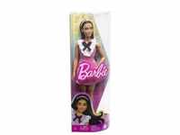 Barbie Fashionistas-Puppe Mit Schwarzem Haar Und Karokleid