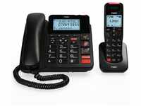 Fysic Dect Telefon Mit Schnur U. Anrufbeantworter Für Senioren Fx-8025