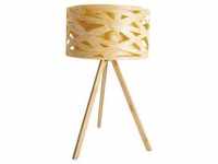 Näve Leuchten Tischleuchte "Finja" Mit Bambus H: 55Cm (Farbe: Natur)