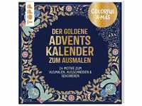 Colorful Christmas - Der Goldene Adventskalender Zum Ausmalen - Ursula Schwab 