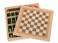 Spiele-Set Schach Dame Und Mühle