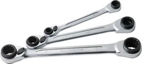 Bahco S4RM/3T, Bahco Vierfach Knarren-Ringschl&uuml;ssel Satz - S4RM/3T - 8 bis 19mm