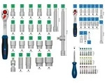 Ratschen-Set 1/4" und 1/2" (80-teilig)