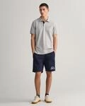 GANT Regular Fit Kurzarm-Kontrastpiqu&eacute; Rugger