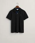 GANT Regular Fit Kurzarm-Kontrastpiqu&eacute; Rugger
