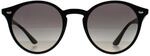 Ray-Ban 2180 601/11 poliert schwarz grau Verlauf Sonnenbrille