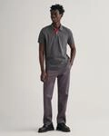 Gant Regular Fit Contrast Pique Rugger Polo Grau