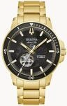 Bulova Marine Star Herren Golduhr 97A174