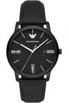 Emporio Armani Minimalist Schwarz Herren Armbanduhr AR11573