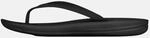 Iqushion E54-090 All Black Flip-Flops