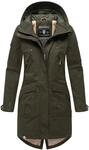 Navahoo Damen Parka Pfefferschote &ndash; Leicht, Stylisch & Funktional