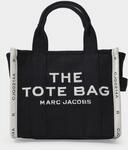 The Small Tote Tasche aus schwarzem Canvas