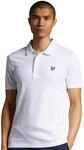 Lyle & Scott Einfarbiges Poloshirt in Wei&szlig;