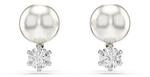 Swarovski 'Matrix' Damen Ohrstecker aus Metall - Silber 5694225