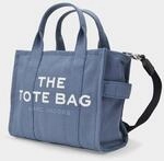 Kleine Reisetasche in Blaugrauer Baumwolle
