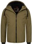 Alessandro Salvarini Herren Winterjacke AS-331 mit Teddyfell & Kapuze