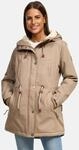 Navahoo Ireliaa Damen Parka &ndash; Windabweisende Winterjacke mit Teddyfell & Kapuze -