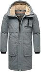 Stone Harbour Herren Outdoorjacke Cyriaan mit Teddyfellkapuze & winddichtem...