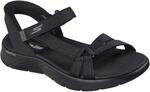 Skechers GO WALK Flex Illuminate Textil Damen Schwarz Standard Sandalen