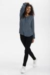 Langarm-Bluse Regular fit Orion Blue