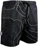 Herren Badehose Streifen l&auml;ssige Boardshorts Linien Muster