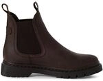 Tamaris Damen Klassische Chelsea-Stiefeletten aus braunem Leder