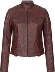 Rock Creek Lederjacke Weinrot 4d416974-3459-4962-9127-e64739b58468
