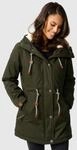 Navahoo Ireliaa Damen Parka &ndash; Windabweisende Winterjacke mit Teddyfell & Kapuze -