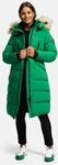 Marikoo Damen Winterjacke &ndash; Schneesternchen, lang mit Kapuze & Fellkragen