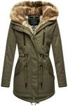 Navahoo Damen Winterjacke Diamond &ndash; Warm, Edel & Mit Teddyfell