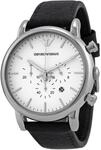 Emporio Armani Luigi Schwarz Herren Armbanduhr AR1807